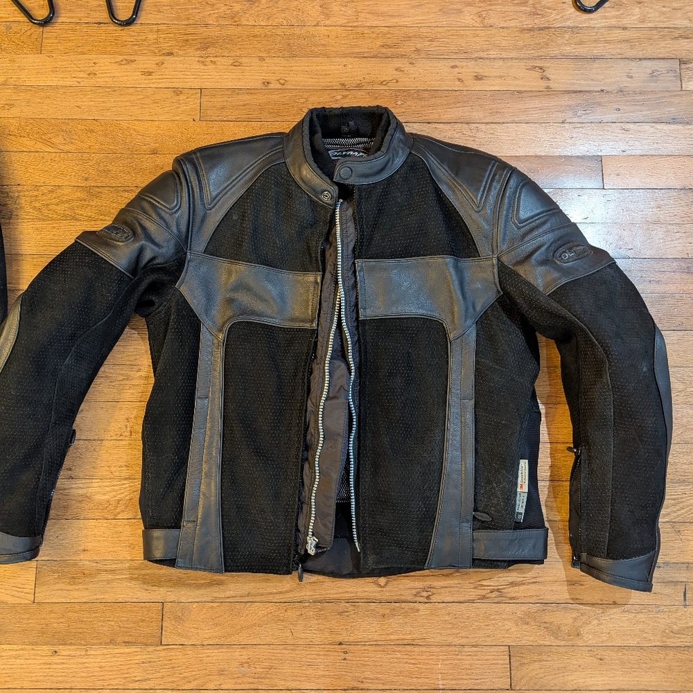 Olympia padded motorcycle jacket system - size L